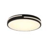 Trio R62241132 Tacoma LED Stropní svítidlo s ovladačem | Teplá bílá | Černá | 24W