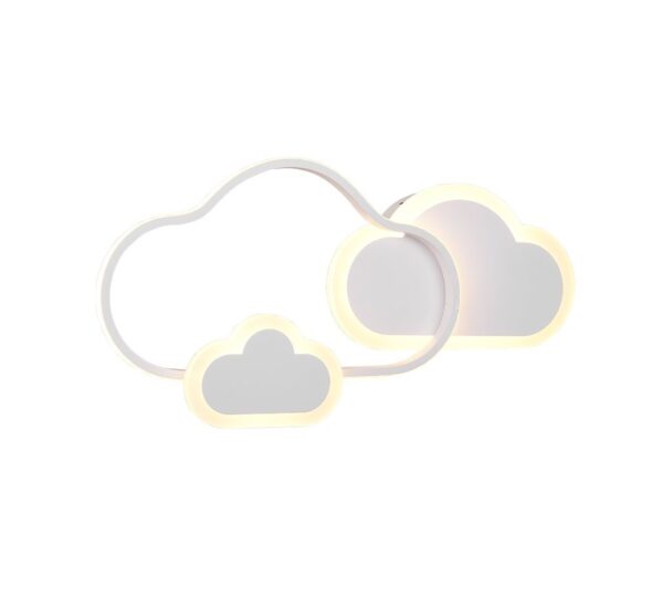Trio R62263131 Cloudy LED Nástěnní svítidlo s ovladačem | RGB | Teplá bílá | Bílá | 29W