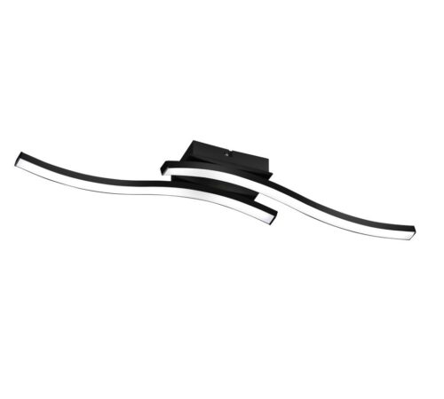 Trio R62472132 Route LED Přisazené stropní svítidlo | Teplá bílá | 5W | Černá