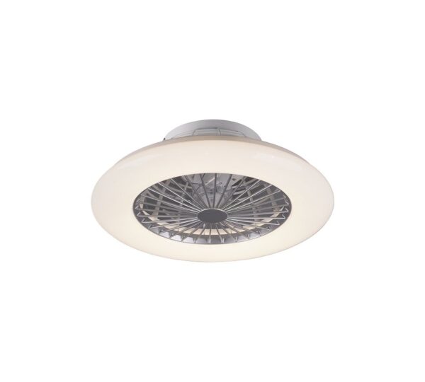 Trio R62522187 LED svítidlo s ventilátorem Stralsund 1x30W | 3000lm | 3000-6500K - nastavitelné, s dálkovým ovladačem
