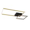Trio R62642108 Padella LED Přisazené stropní svítidlo | Teplá bílá | Barevný kov | Mosaz | 25W