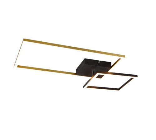Trio R62642108 Padella LED Přisazené stropní svítidlo | Teplá bílá | Barevný kov | Mosaz | 25W