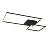 Trio R62642132 Padella LED Přisazené stropní svítidlo | Teplá bílá | Černá | 25W