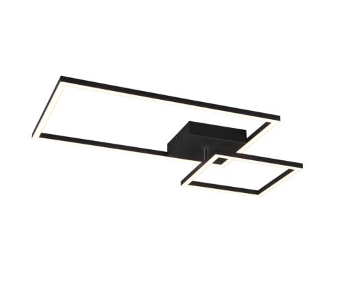 Trio R62642132 Padella LED Přisazené stropní svítidlo | Teplá bílá | Černá | 25W