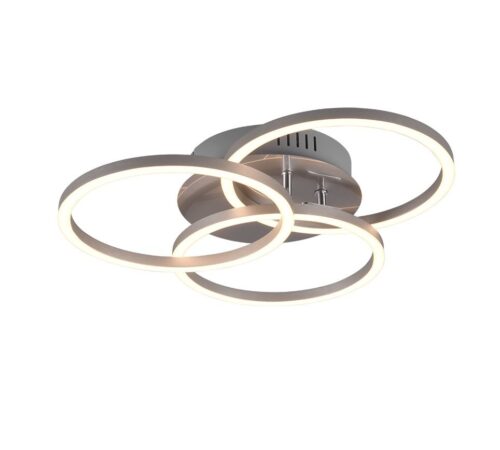 Trio R62823107 Circle LED Stropní svítidlo s ovladačem | Variabilní | Kov | Nikl | 27W