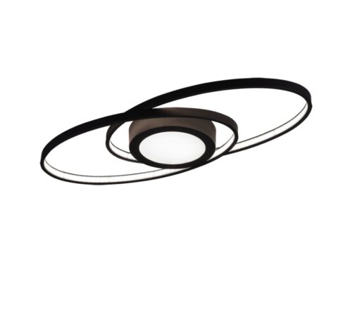 Trio R62991142 Galaxy LED stropní svítidlo | Teplá bílá | 27=3000lmW | Černá