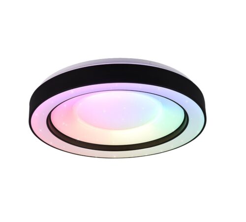 Trio R65091032 Arco LED stropní svítidlo | RGB | Variabilní | Černá | 22W