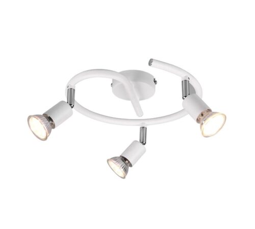 Trio R80913931 Paris Přisazené stropní svítidlo | GU10 | Bílá