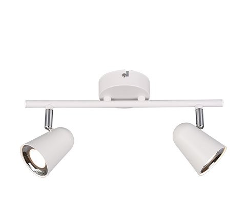 Trio R82122131 Toulouse LED bodové svítidlo | Teplá bílá | Bílá | 2x3W