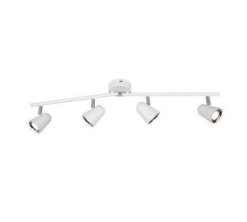 Trio R82124131 Toulouse LED bodové svítidlo | Teplá bílá | Bílá | 4x3W