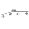 Trio R82154107 Roubaix LED bodové svítidlo | Teplá bílá | 4X4W | Kov | Nikl