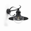 Philips 01816/30/PN Palermo Nástěnné venkovní světlo | E27 | Černá
