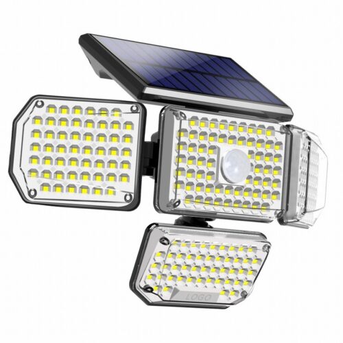 Immax 08481L LED Solární svítidlo | Studená bílá | 5W | Černá