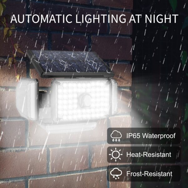 Immax 08481L LED Solární svítidlo | Studená bílá | 5W | Černá