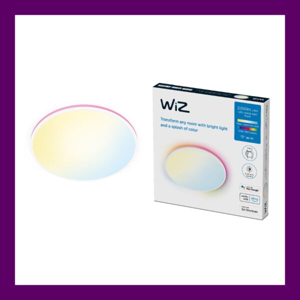 WiZ 8719514554276 Tunable Smart LED Přisazené stropní svítidlo | Variabilní | 21W | Bílá