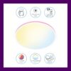 WiZ 8719514554276 Tunable Smart LED Přisazené stropní svítidlo | Variabilní | 21W | Bílá