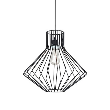 Ideal lux 167497 Ampolla Nero Lustr | E27