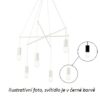Ideal lux 158815 Pop Nero Lustr | E27