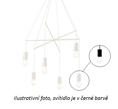 Ideal lux 158815 Pop Nero Lustr | E27