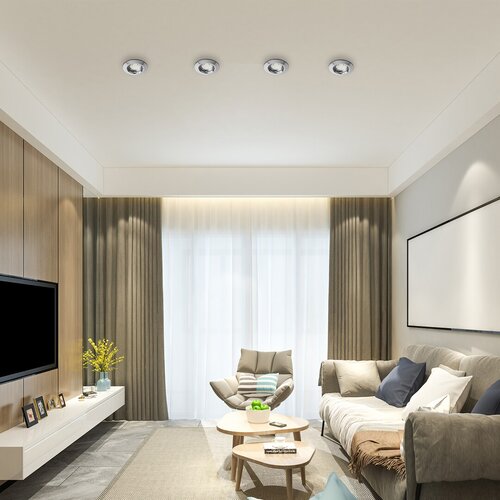 Rabalux 1047 Lite LED Přisazené stropní svítidlo | Teplá bílá | 3W | Chrom | Kov