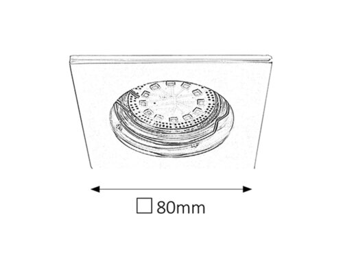 Rabalux 1053 Lite LED Přisazené stropní svítidlo | Teplá bílá | 3W | Chrom | Kov