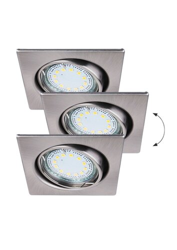 Rabalux 1057 LED Vnitřní osvětlení | Teplá bílá | 3W | Chrom | Kov