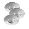 Rabalux 1072 Randy LED Přisazené stropní svítidlo | Teplá bílá | 4W | Chrom | Kov