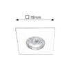 Rabalux 1079 Randy LED Přisazené stropní svítidlo | Teplá bílá | 4W | Chrom | Kov
