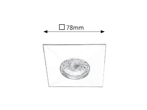 Rabalux 1079 Randy LED Přisazené stropní svítidlo | Teplá bílá | 4W | Chrom | Kov