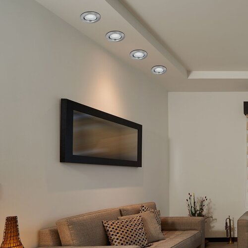Rabalux 1163 Lite LED Přisazené stropní svítidlo | Teplá bílá | 3W | Chrom | Kov