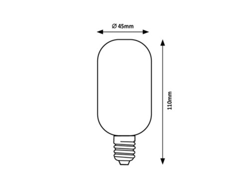 Rabalux 1410 LED žárovka E27 | Teplá bílá | 5W