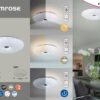 Rabalux 1427 Primrose LED Stropní svítidlo s ovladačem | Variabilní | Stmívatelné | 7,2W | Bílá