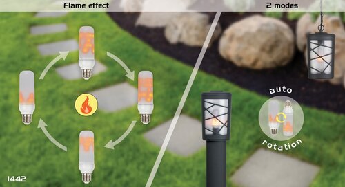 Rabalux 1442 Smart & Gadgets Smart LED Smart žárovka E27 | Teplá bílá | 3W