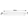 Rabalux 1444 Byron LED Pod linku | Přírodní bílá | 4W | Kov | Stříbrná