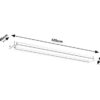 Rabalux 1447 Cedric LED Pod linku | Teplá bílá | 12W | Chrom | Kov