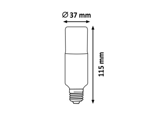 Rabalux 1488 SMD-LED LED žárovka E27 | Přírodní bílá | 9W