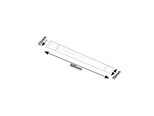 Rabalux 1450 Batten Light LED Pod linku | Přírodní bílá | 10W | Bílá