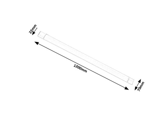 Rabalux 1453 Batten Light LED Pod linku | Přírodní bílá | 40W | Bílá