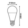 Rabalux 1465 SMD-LED LED žárovka E27 | Teplá bílá | 7W