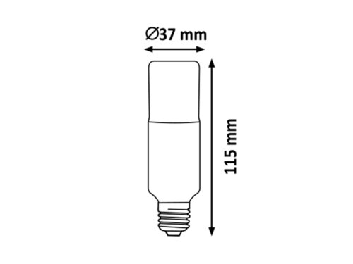 Rabalux 1487 SMD-LED LED žárovka E27 | Teplá bílá | 9W