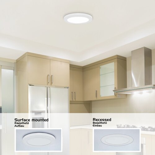 Rabalux 1490 Sonnet LED Přisazené stropní svítidlo | Přírodní bílá | 30W | Bílá