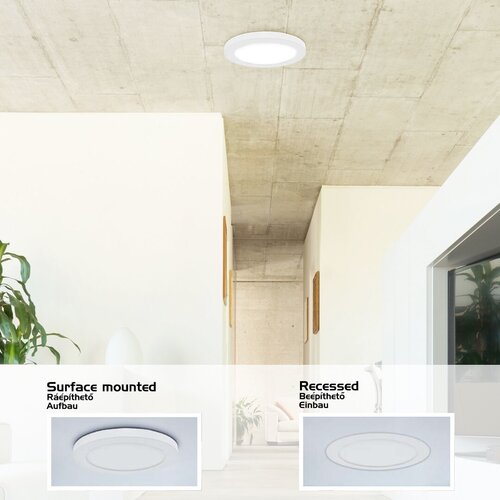 Rabalux 1491 Sonnet LED Přisazené stropní svítidlo | Přírodní bílá | 18W | Bílá