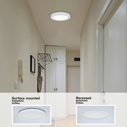 Rabalux 1492 Sonnet LED Přisazené stropní svítidlo | Přírodní bílá | 30W | Bílá