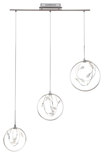 Rabalux 1494 Chrissy LED Moderní stropní svítidlo | Přírodní bílá | 20W | Kov | Stříbrná