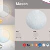 Rabalux 1507 Mason LED Stropní svítidlo s ovladačem | Variabilní | Stmívatelné | 24W | Bílá