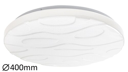 Rabalux 1507 Mason LED Stropní svítidlo s ovladačem | Variabilní | Stmívatelné | 24W | Bílá