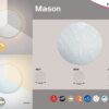 Rabalux 1508 Mason LED Stropní svítidlo s ovladačem | Variabilní | Stmívatelné | 50W | Bílá