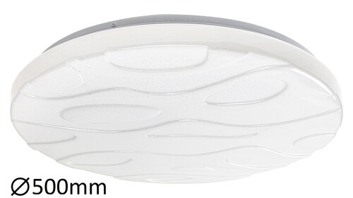 Rabalux 1508 Mason LED Stropní svítidlo s ovladačem | Variabilní | Stmívatelné | 50W | Bílá