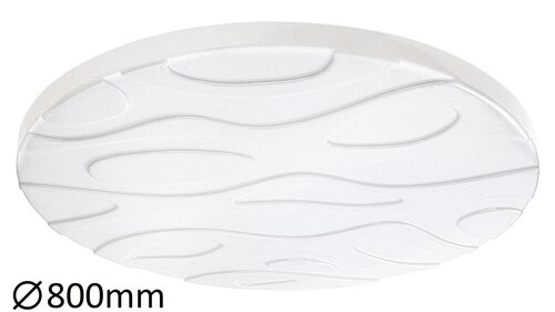 Rabalux 1509 Mason LED Stropní svítidlo s ovladačem | Variabilní | Stmívatelné | 80W | Bílá