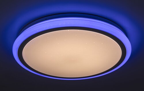 Rabalux 1510 Leonie LED Stropní svítidlo s ovladačem | RGB | Variabilní | Stmívatelné | 32W | Bílá